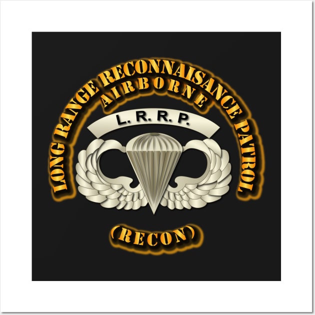 Airborne Badge - LRRP Wall Art by twix123844